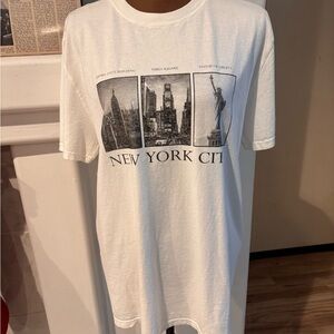 Brandy Melville White New York City Tee NWT one size.